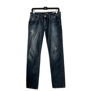GUESS Vintage Slim Straight Del Mar Fit Jeans 29x30 Y2K Distressed